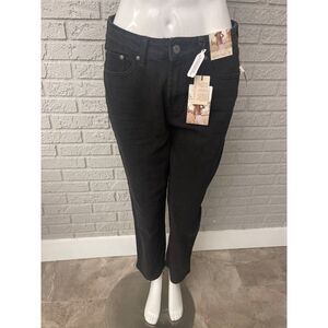 Sincerely Jules Women Black High Rise Straight Jean Size 7 / 28